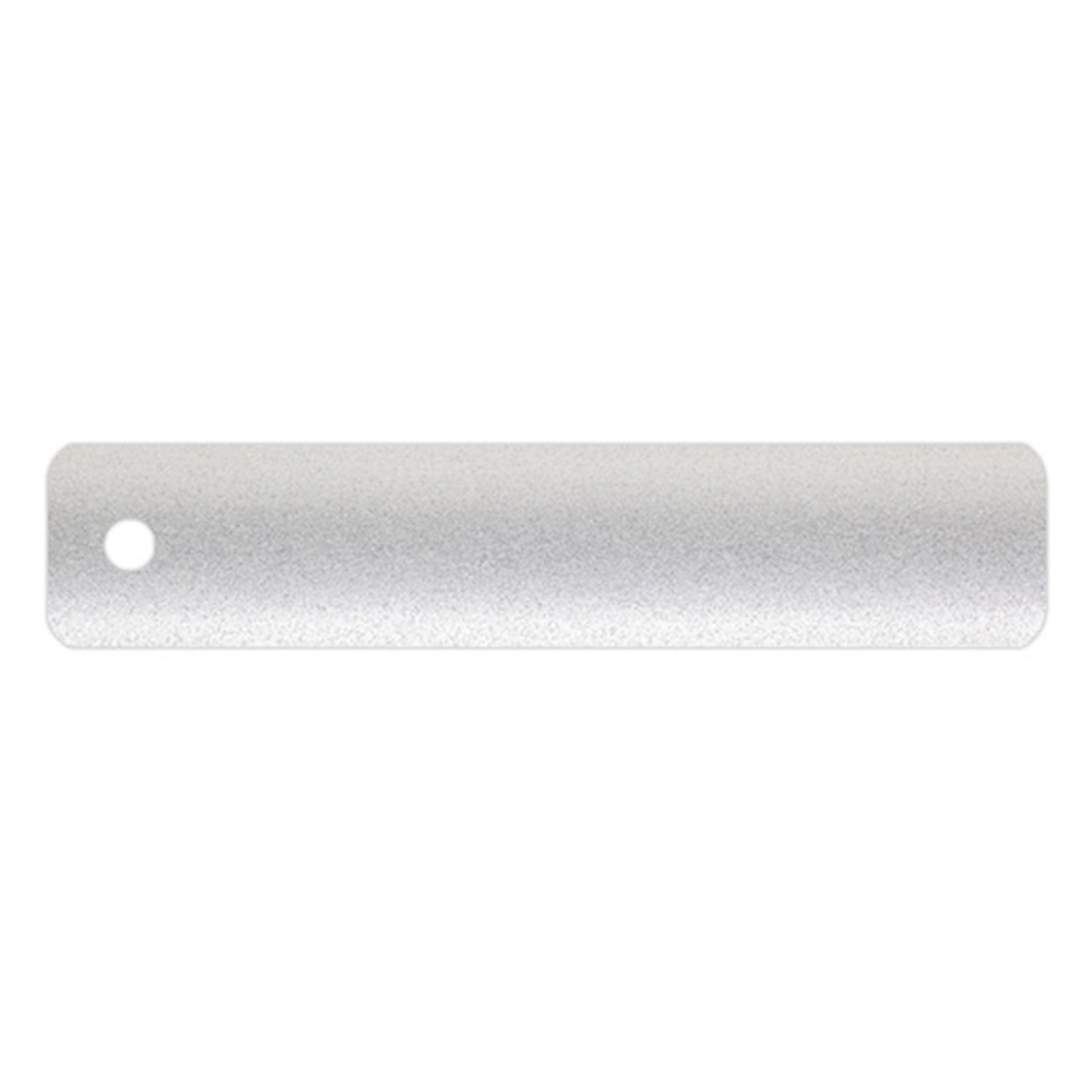 Échantillon lame pour store vénitien en aluminium sur mesure | 16 mm / 423 argenté / mat