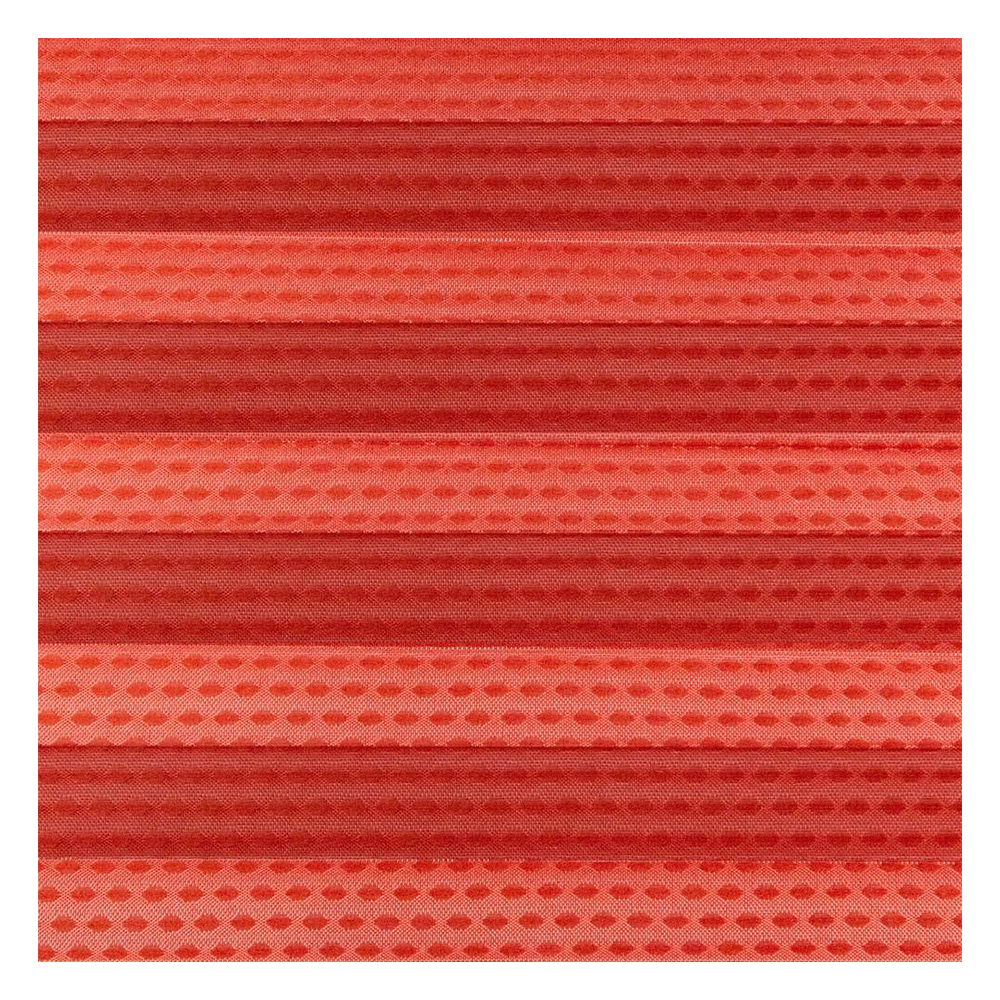 Échantillon tissu pour store plissé sur mesure 30765 orange / transparent / Punta