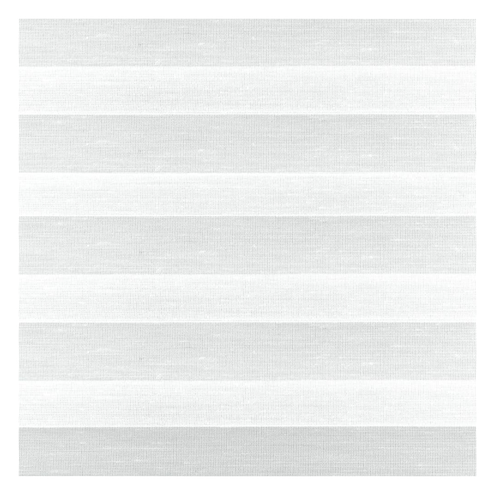 Échantillon tissu pour store plissé sur mesure 10581 blanc / transparent / Marquisette