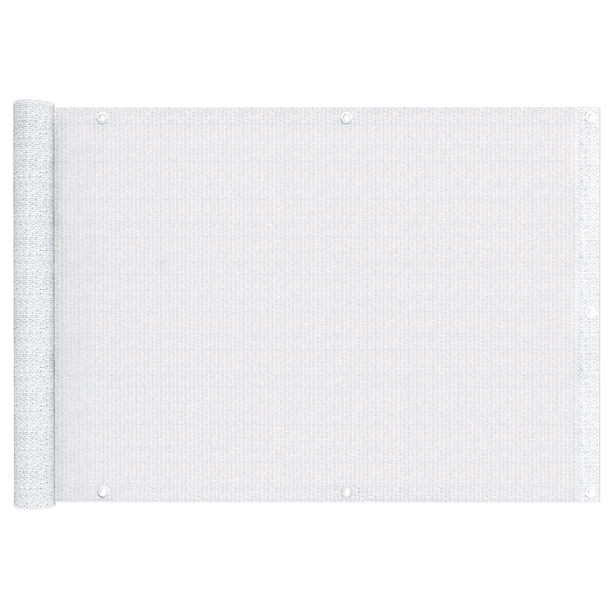 Bandes d’occultation pour balcon - Polyéthylène / Respirant | 300 x 75 cm, blanc crème