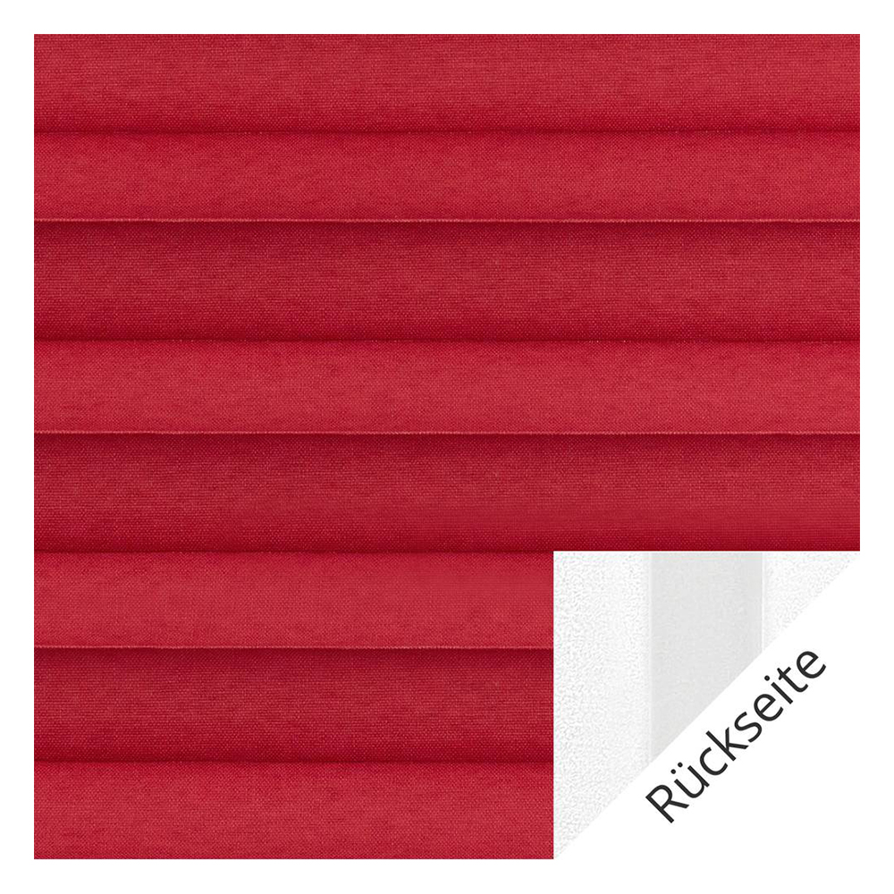 Échantillon tissu pour store plissé sur mesure 20009 rouge / occultant / Somnio Perlmutt Black Out
