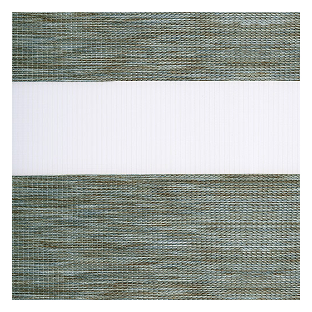 Échantillon tissu pour store enrouleur jour nuit sur mesure | G7838 brun-gris / translucide / Rio