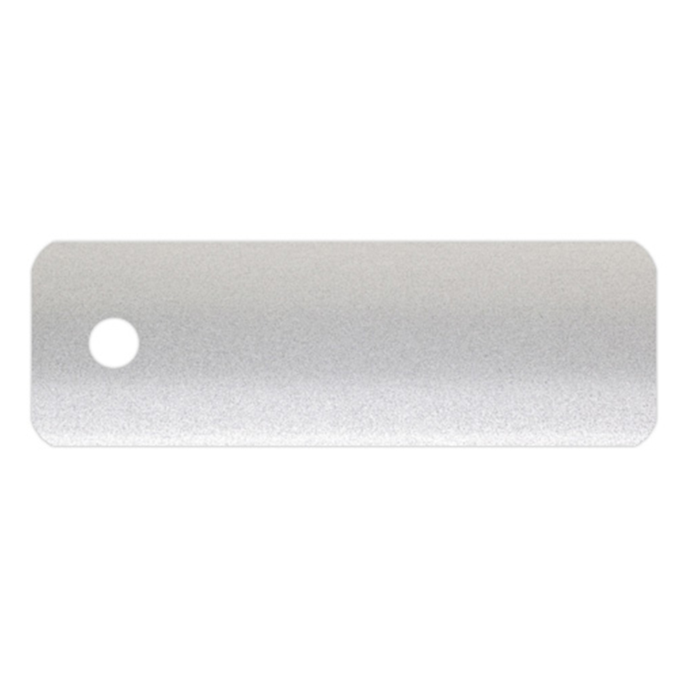 Échantillon lame pour store vénitien en aluminium sur mesure | 25 mm / 211 argenté / brillant