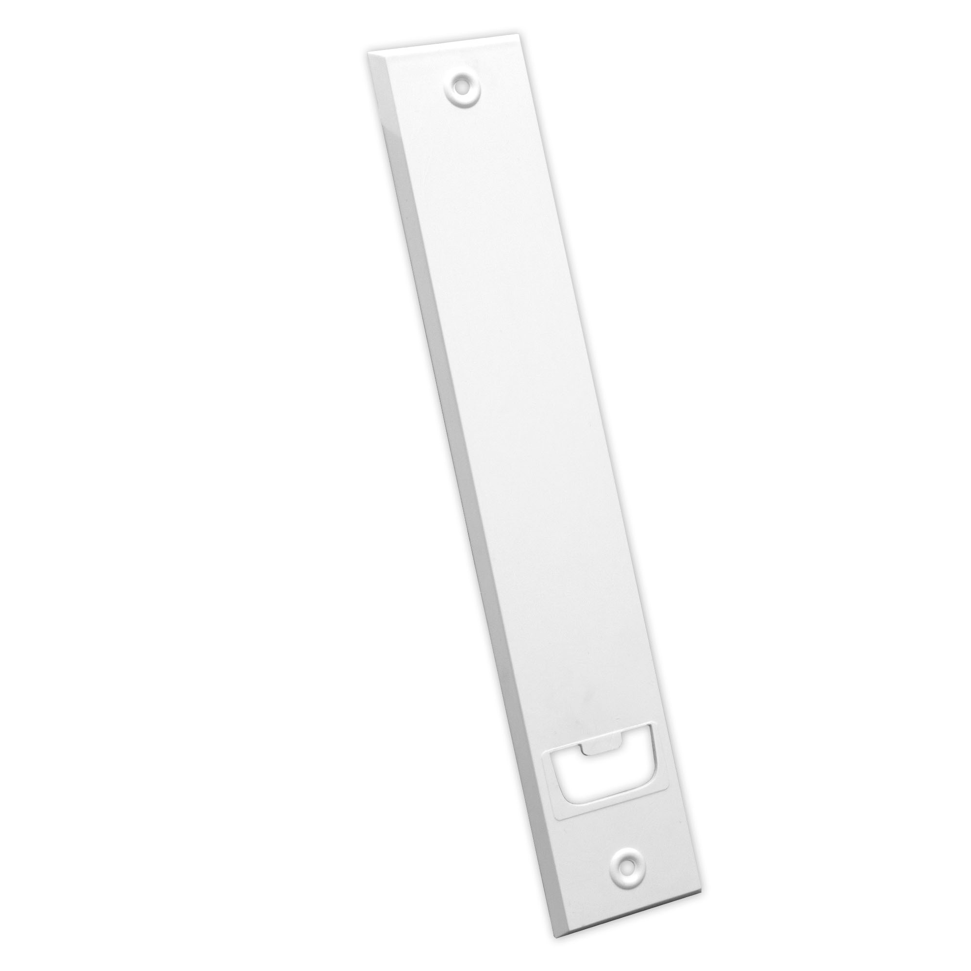 Plaque de recouvrement pour enrouleur à sangle encastré / à engrenage | Plastique / LA: 260 mm / blanc
