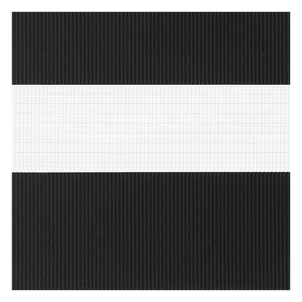 Échantillon tissu pour store enrouleur jour nuit sur mesure | A030 gris-noir / translucide / Spring