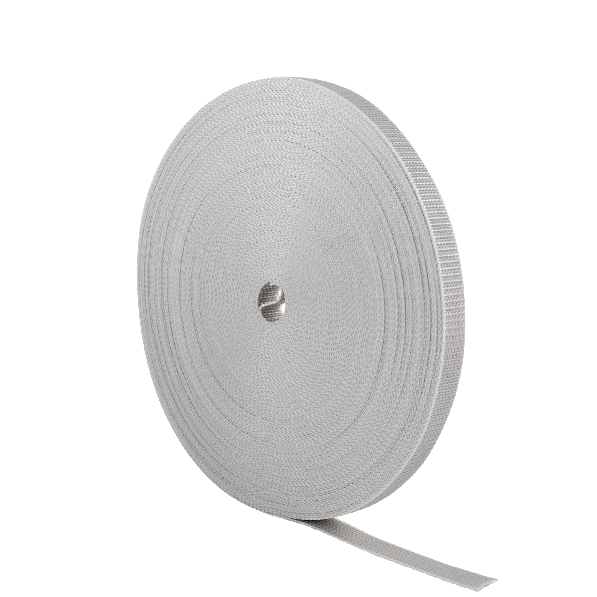 Sangle pour volet roulant - bande de sangle / longueur 50,0 m, 23 mm Largeur de la sangle | gris
