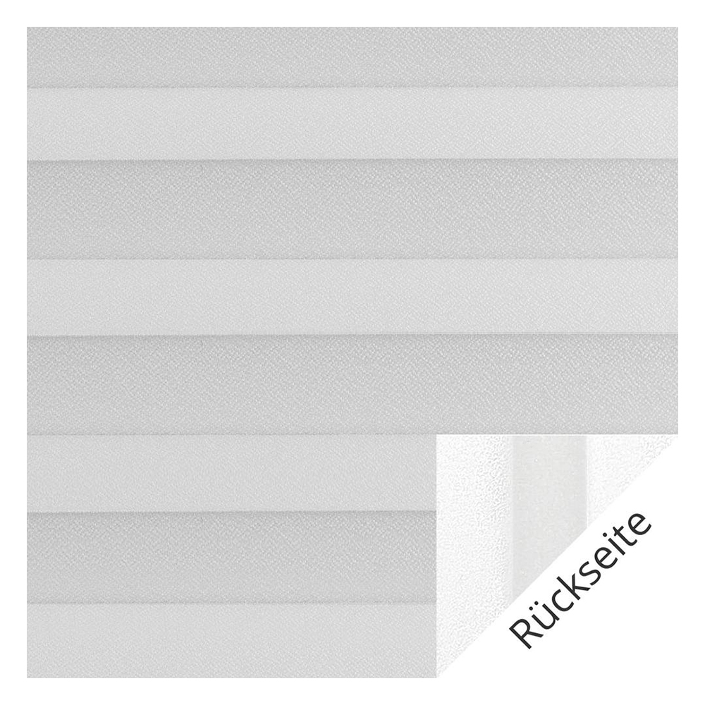 Échantillon tissu pour store plissé sur mesure 10745 blanc / occultant / Lunata blackout