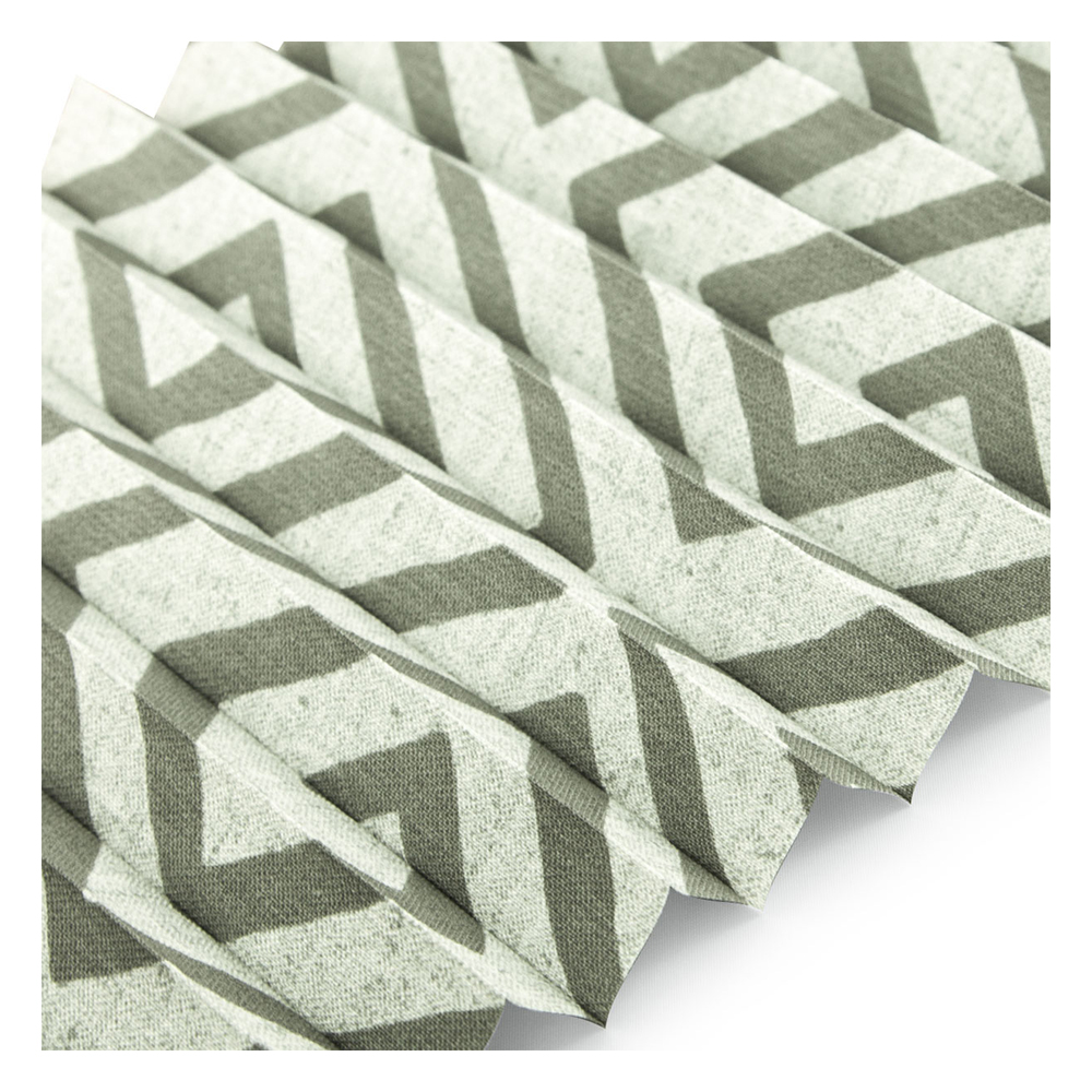 Échantillon tissu pour store plissé sur mesure 30741 gris / transparent / Tosto