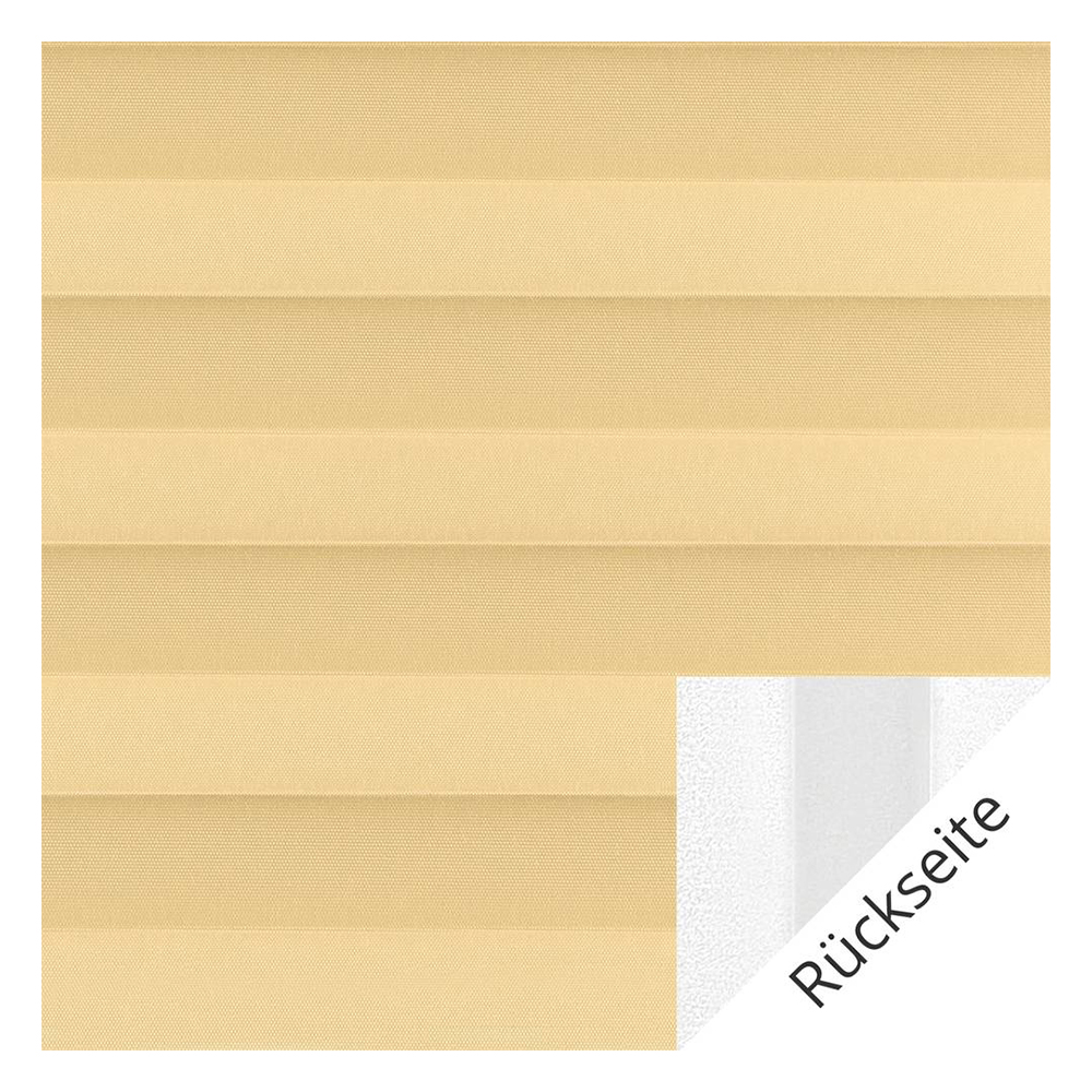Échantillon tissu pour store plissé sur mesure 20108 beige / occultant / Dim Out Perlmutt B1