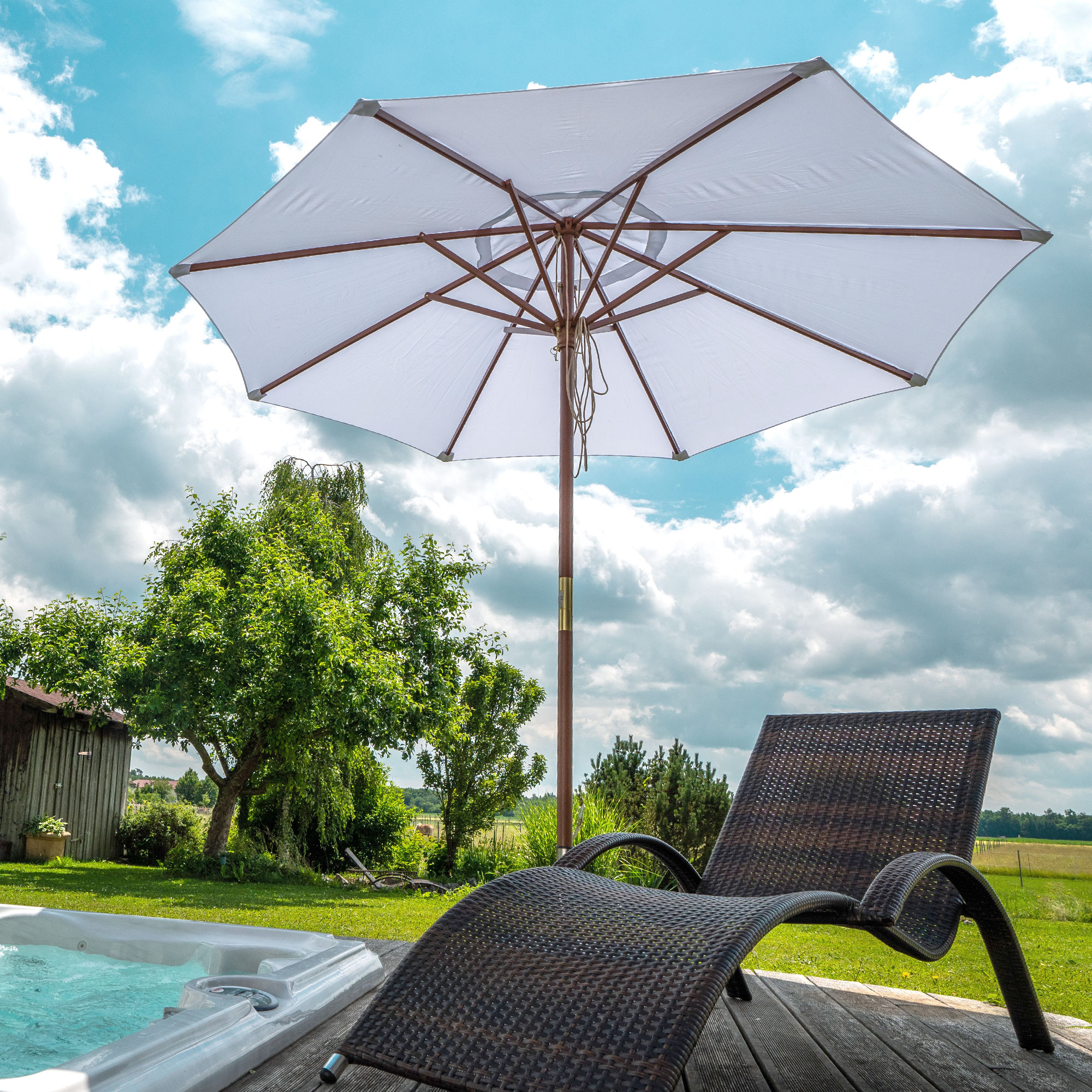 Toile pour parasol pliable paramadera (Types au choix)