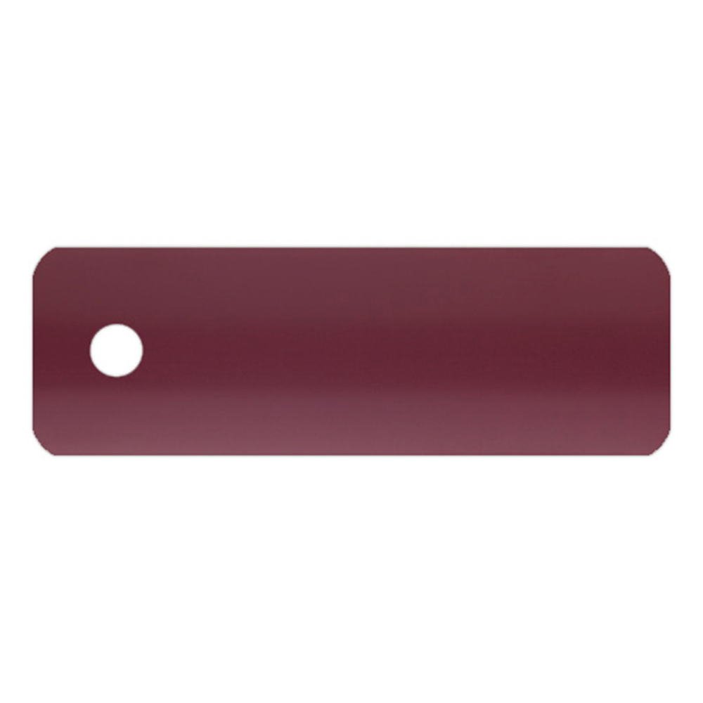 Échantillon lame pour store vénitien en aluminium sur mesure | 25 mm / 187 rouge / mat