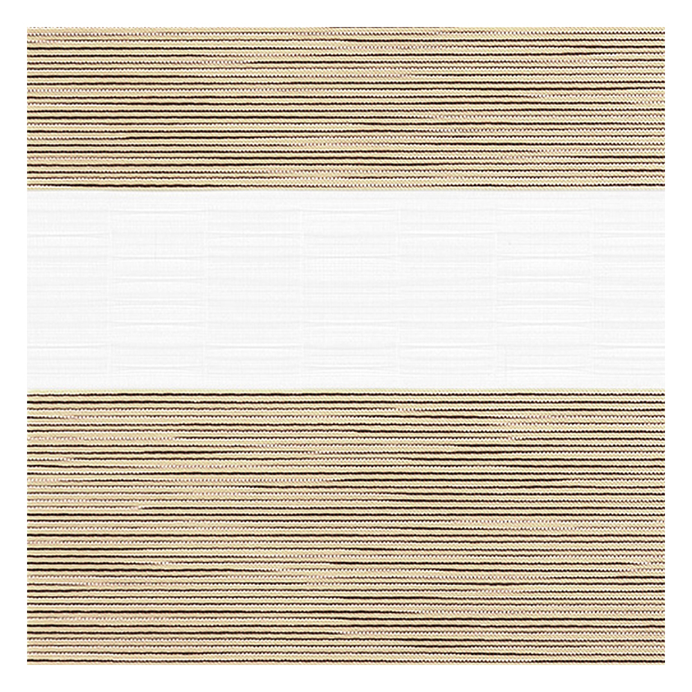 Échantillon tissu pour store enrouleur jour nuit sur mesure | B171 brun / translucide / Natural