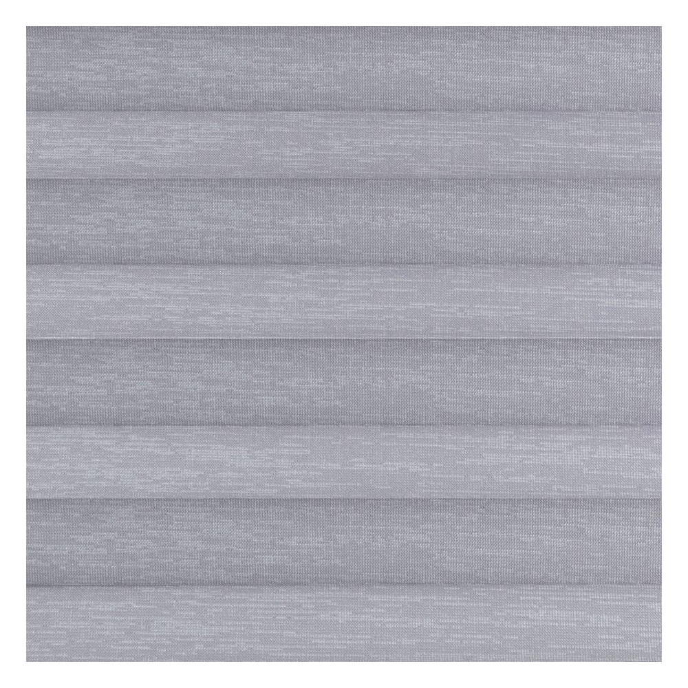 Échantillon tissu pour store plissé sur mesure 40075 gris / translucide / Para Perlmutt