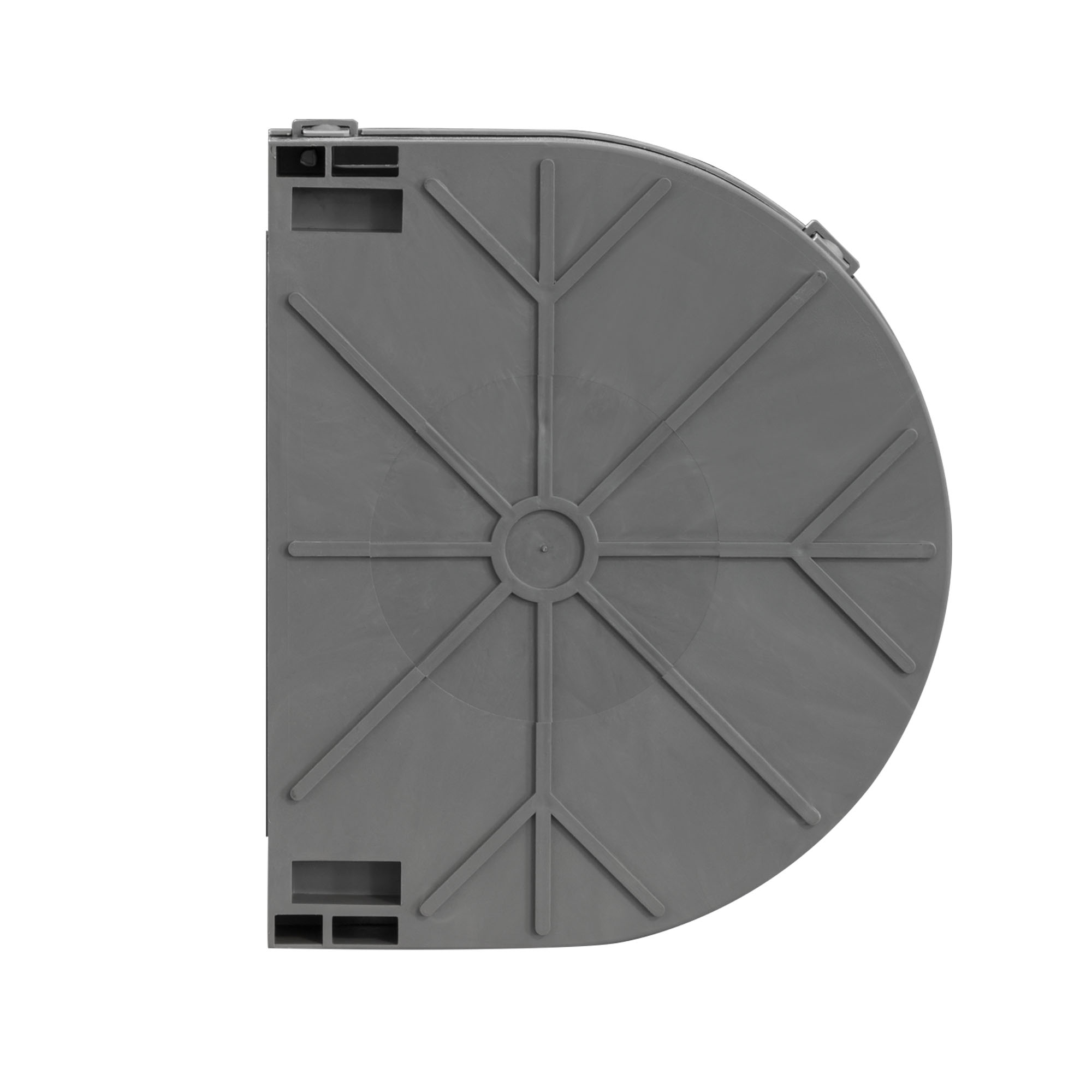 Boîtier mural pour enrouleur de sangle à encastrer | MK135 / Plastique / LA: 135 mm / noir