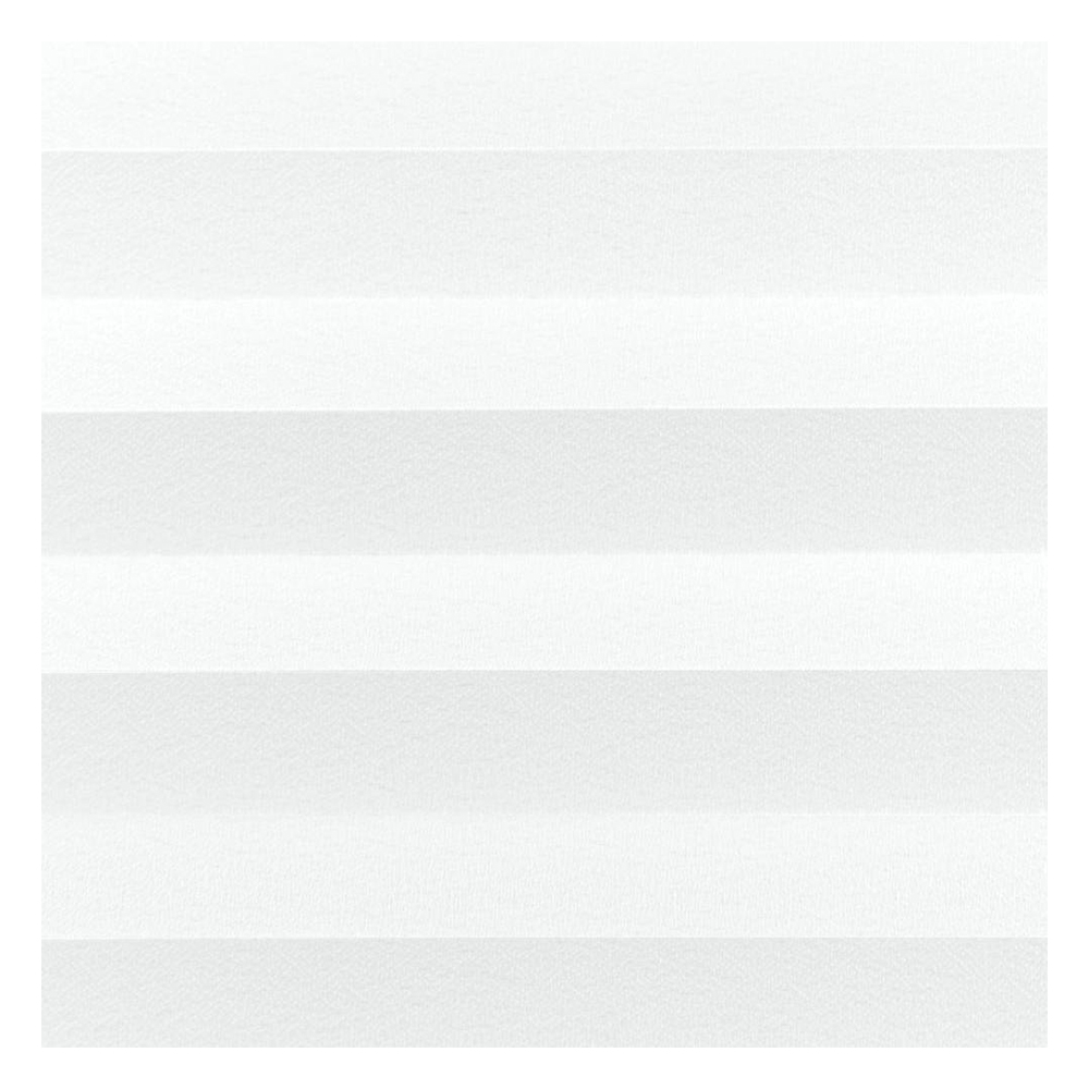 Échantillon tissu pour store plissé sur mesure 10104 blanc / translucide / Cara B1