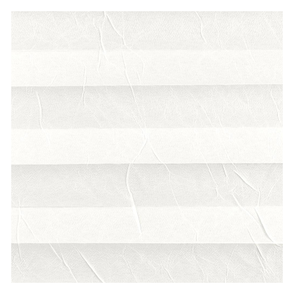 Échantillon tissu pour store plissé sur mesure 20501 blanc / translucide / Cara Crush Perlmutt Color Échantillon tissu pour store plissé sur mesure 20501 blanc / translucide / Cara Crush Perlmutt Color